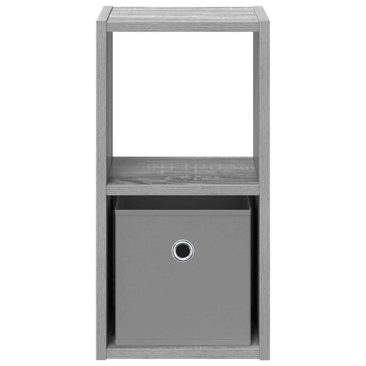 vidaXL Κομοδίνο Γκρίζο Σονομα 25,5 x 22 x 49,5 εκ Επεξεργασμένο Ξύλο
