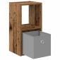 vidaXL Κομοδίνο Παλιό ξύλο 25,5 x 22 x 49,5 εκ Επεξεργασμένο Ξύλο