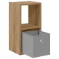 vidaXL Κομοδίνο Artisan Oak 25,5 x 22 x 49,5 εκ Επεξεργασμένο Ξύλο