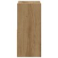 vidaXL Κομοδίνο Artisan Oak 25,5 x 22 x 49,5 εκ Επεξεργασμένο Ξύλο