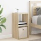 vidaXL Κομοδίνο Δρύς Sonoma 30,5 x 27 x 59,5 εκ Επεξεργασμένο Ξύλο
