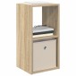 vidaXL Κομοδίνο 2 τμχ. Δρύς Sonoma 30,5 x 27 x 59,5 εκ
