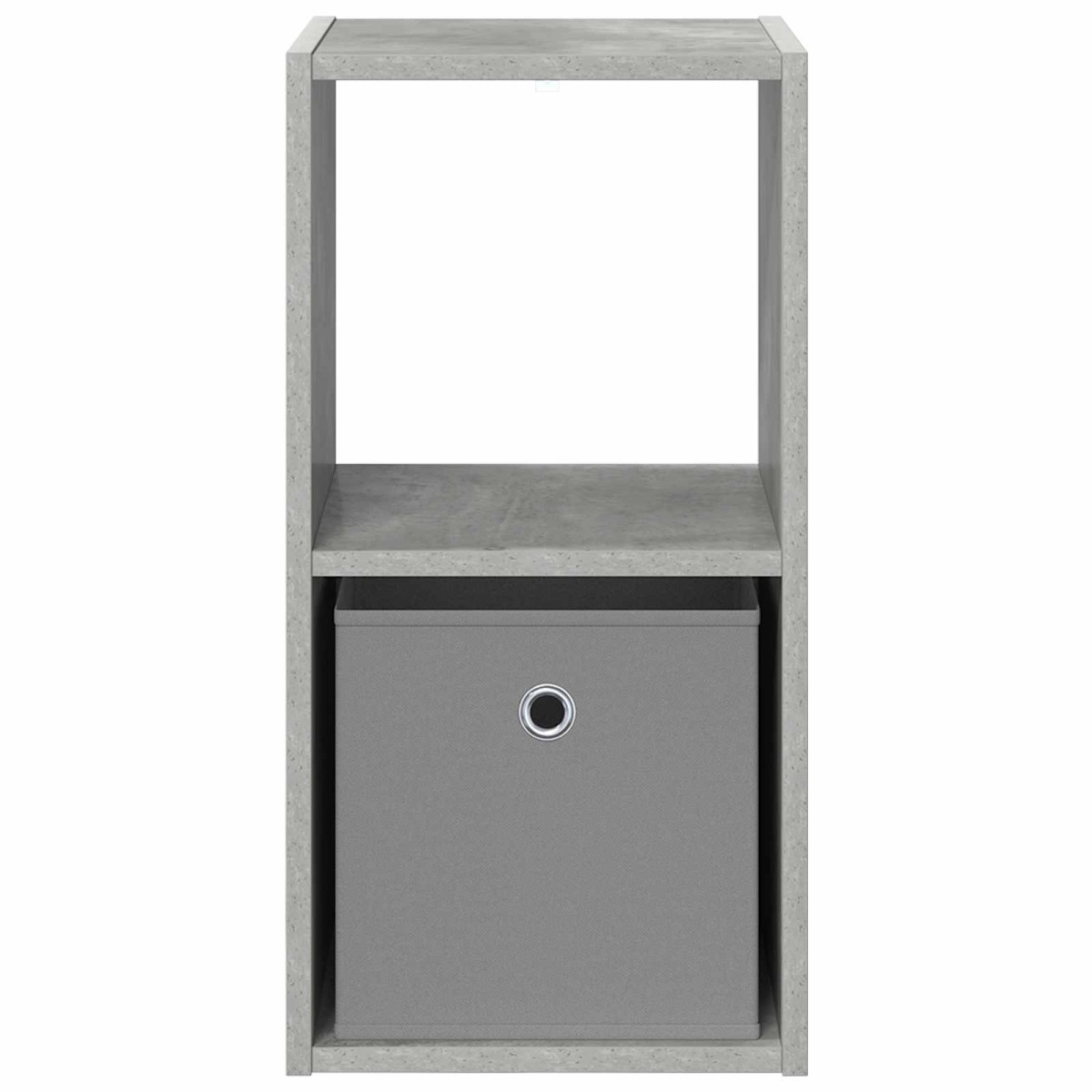 vidaXL Κομοδίνο 2 τμχ. Σκυρόδεμα Γκρι 30,5 x 27 x 59,5 εκ