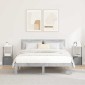 vidaXL Κομοδίνο 2 τμχ. Σκυρόδεμα Γκρι 30,5 x 27 x 59,5 εκ