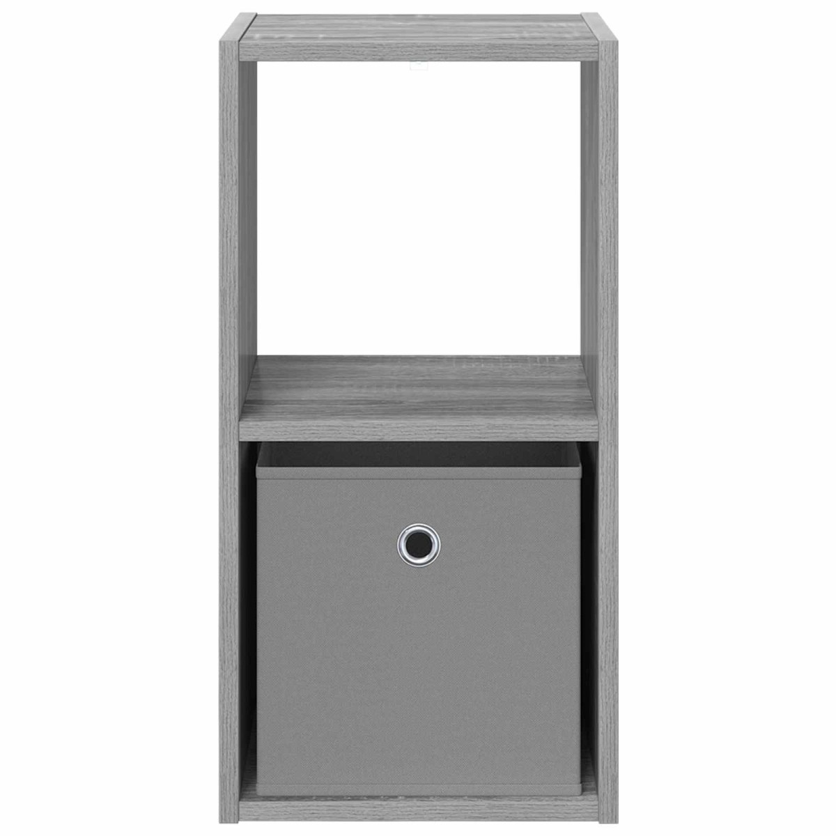 vidaXL Κομοδίνο 2 τμχ. Γκρίζο Σονομα 30,5 x 27 x 59,5 εκ