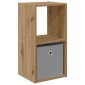 vidaXL Κομοδίνο Artisan Oak 30,5 x 27 x 59,5 εκ Επεξεργασμένο Ξύλο