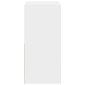 vidaXL Κομοδίνο Λευκό 35 x 32 x 68,5 εκ Επεξεργασμένο Ξύλο