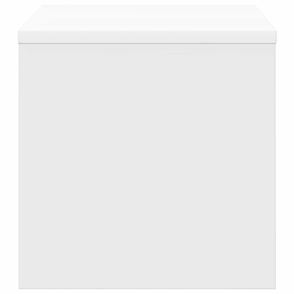 vidaXL Κομοδίνο Λευκό 40 x 30 x 30 εκ. από Μοριοσανίδα