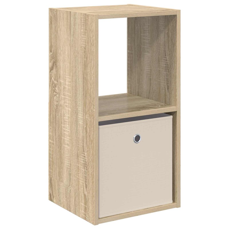 vidaXL Κομοδίνο Δρύς Sonoma 35 x 32 x 68,5 εκ Επεξεργασμένο Ξύλο