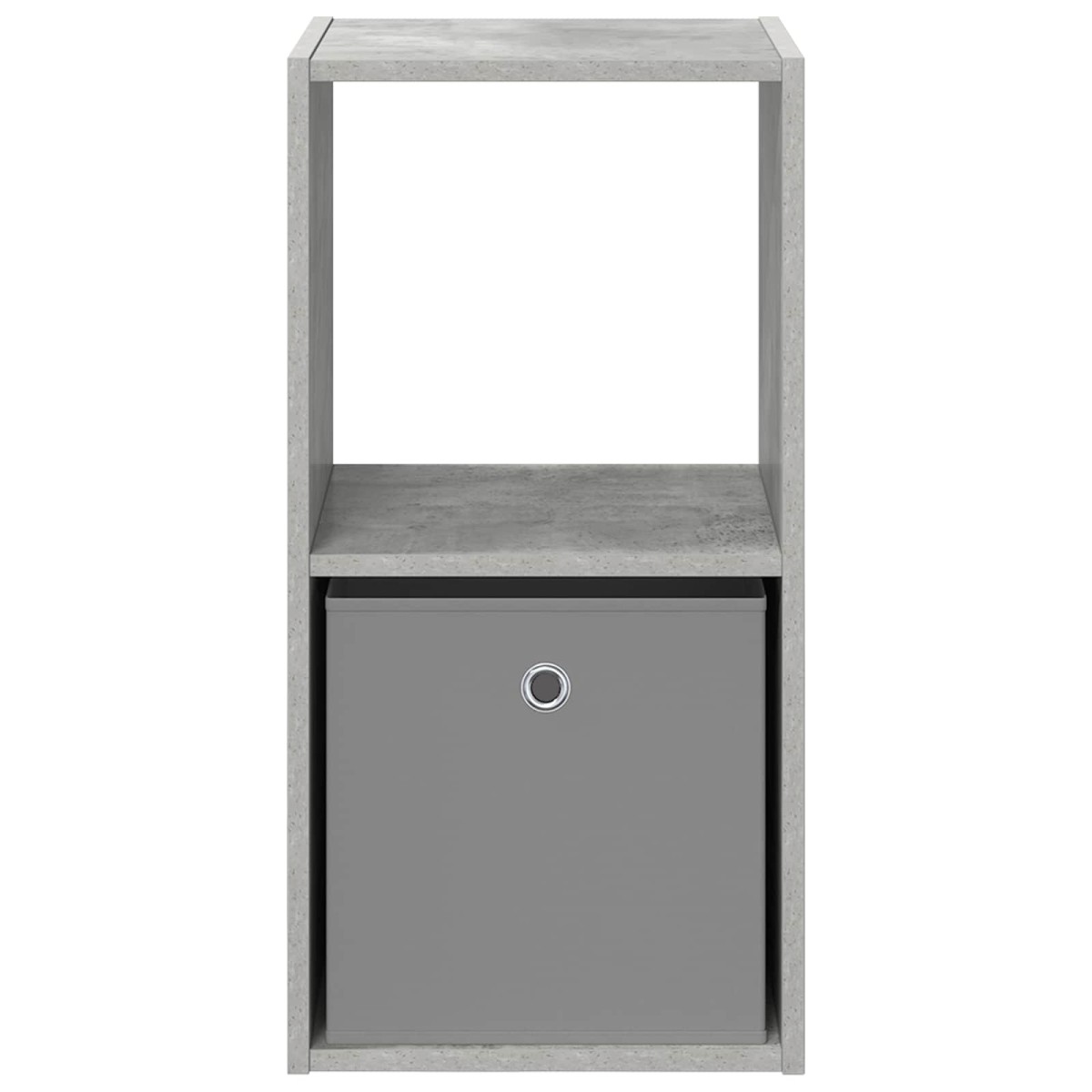 vidaXL Κομοδίνο 2 τμχ. Σκυρόδεμα Γκρι 35 x 32 x 68,5 εκ