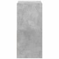 vidaXL Κομοδίνο 2 τμχ. Σκυρόδεμα Γκρι 35 x 32 x 68,5 εκ