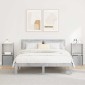 vidaXL Κομοδίνο 2 τμχ. Σκυρόδεμα Γκρι 35 x 32 x 68,5 εκ