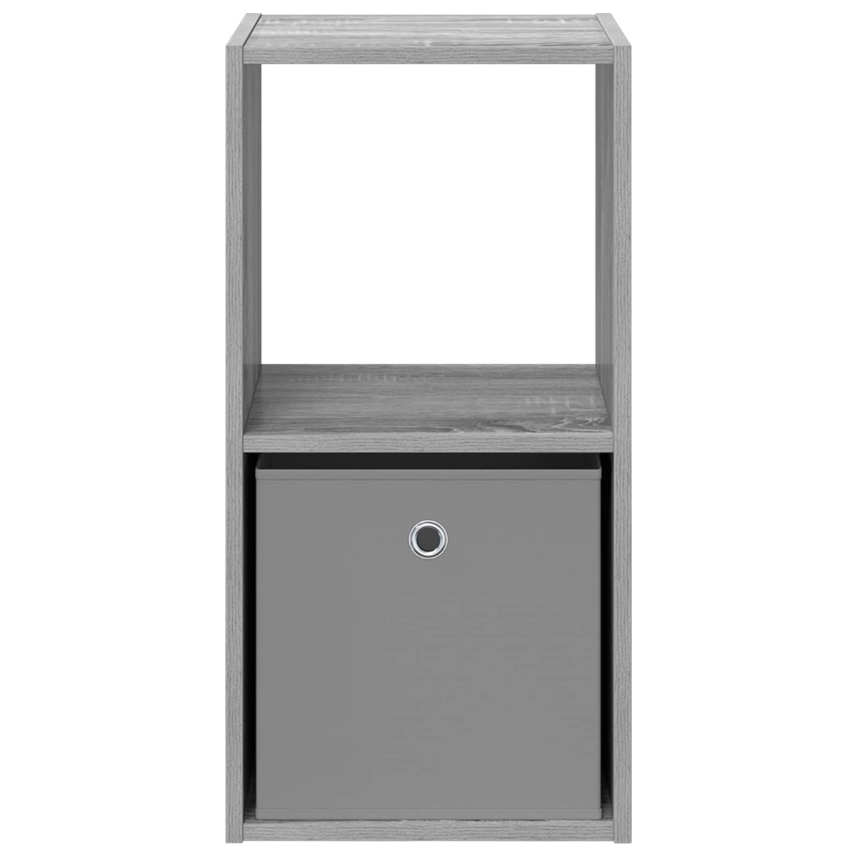 vidaXL Κομοδίνο Γκρίζο Σονομα 35 x 32 x 68,5 εκ Επεξεργασμένο Ξύλο
