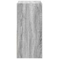 vidaXL Κομοδίνο Γκρίζο Σονομα 35 x 32 x 68,5 εκ Επεξεργασμένο Ξύλο