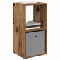 vidaXL Κομοδίνο 2 τμχ. Παλιό ξύλο 35 x 32 x 68,5 εκ Επεξεργασμένο Ξύλο