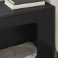 vidaXL Σπίτι Γάτας Μαύρο 51 x 30 x 42,5 εκ Επεξεργασμένο Ξύλο