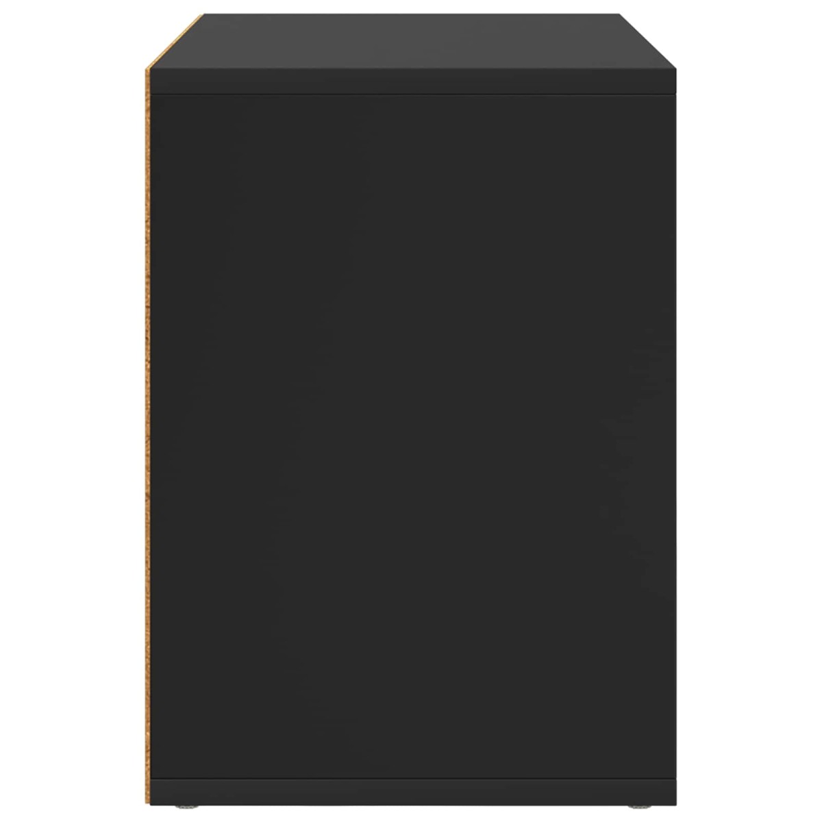 vidaXL Σπίτι Γάτας Μαύρο 51 x 30 x 42,5 εκ Επεξεργασμένο Ξύλο