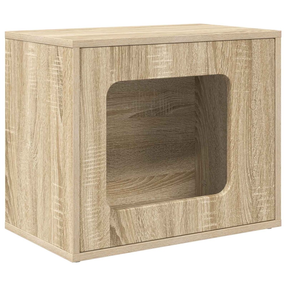 vidaXL Σπίτι Γάτας Σονόμα 51 x 30 x 42,5 εκ Επεξεργασμένο Ξύλο