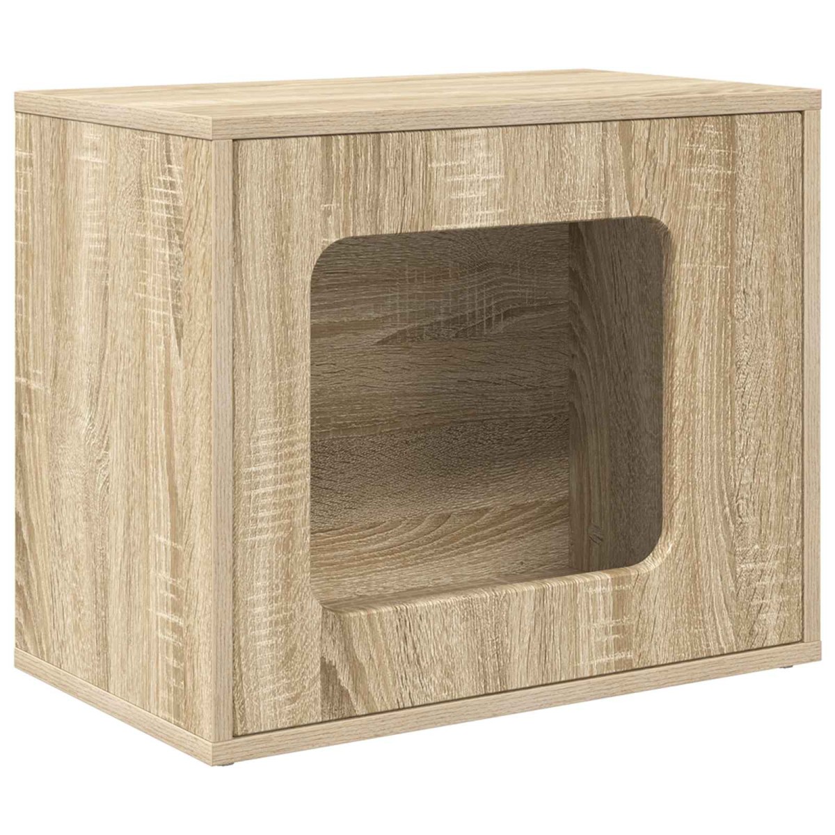 vidaXL Σπίτι Γάτας Σονόμα 51 x 30 x 42,5 εκ Επεξεργασμένο Ξύλο