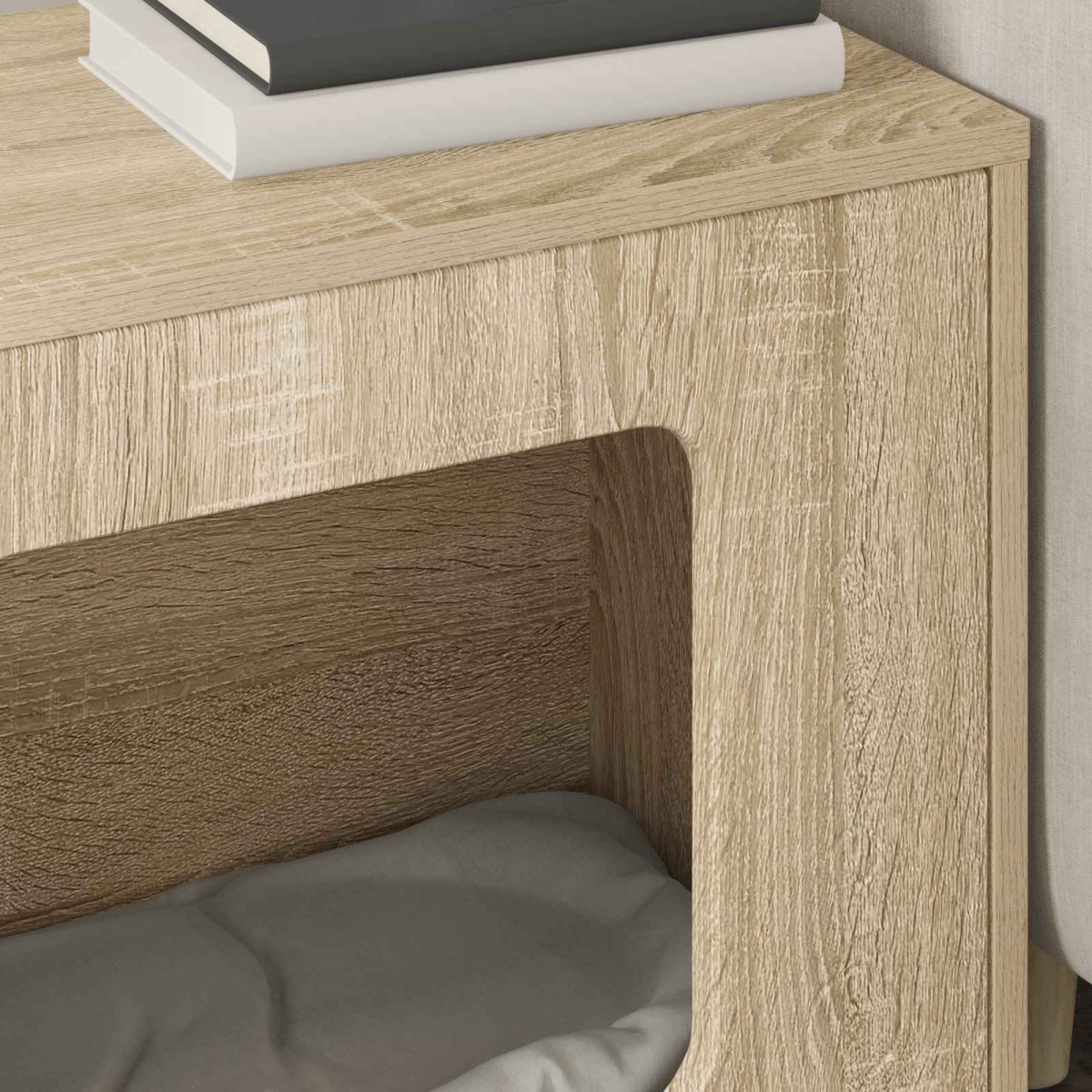 vidaXL Σπίτι Γάτας Σονόμα 51 x 30 x 42,5 εκ Επεξεργασμένο Ξύλο