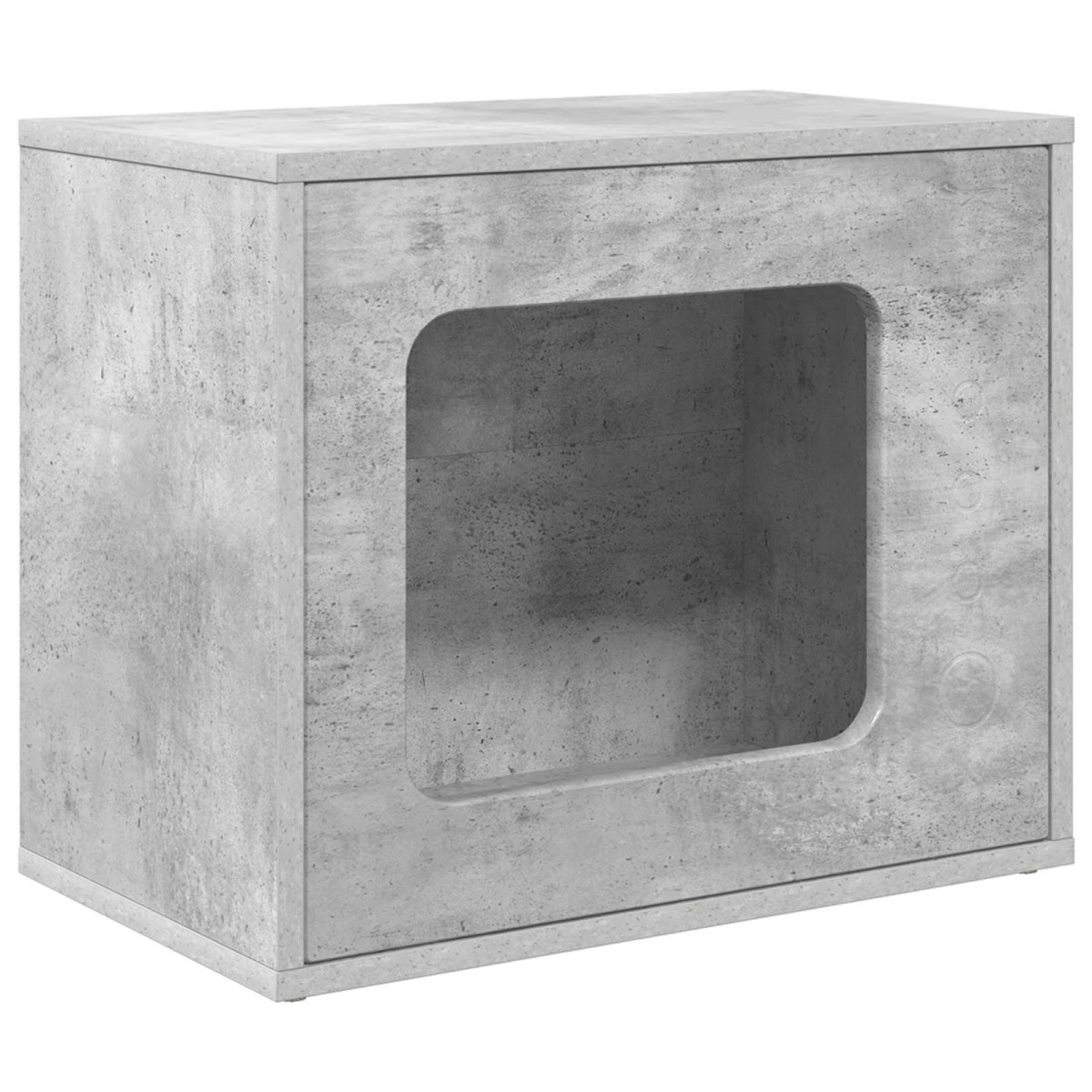 vidaXL Σπίτι Γάτας Σκυρόδεμα 51 x 30 x 42,5 εκ Επεξεργασμένο Ξύλο