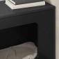 vidaXL Σπίτι Γάτας Μαύρο 51 x 30 x 52 εκ. Επεξεργασμένο Ξύλο