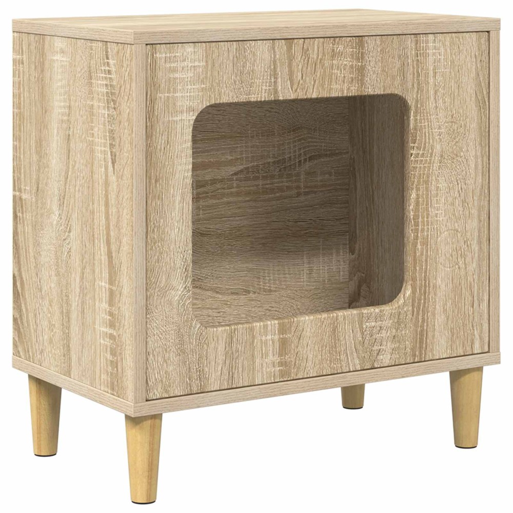 vidaXL Σπίτι Γάτας Σονόμα 51 x 30 x 52 εκ. Επεξεργασμένο Ξύλο