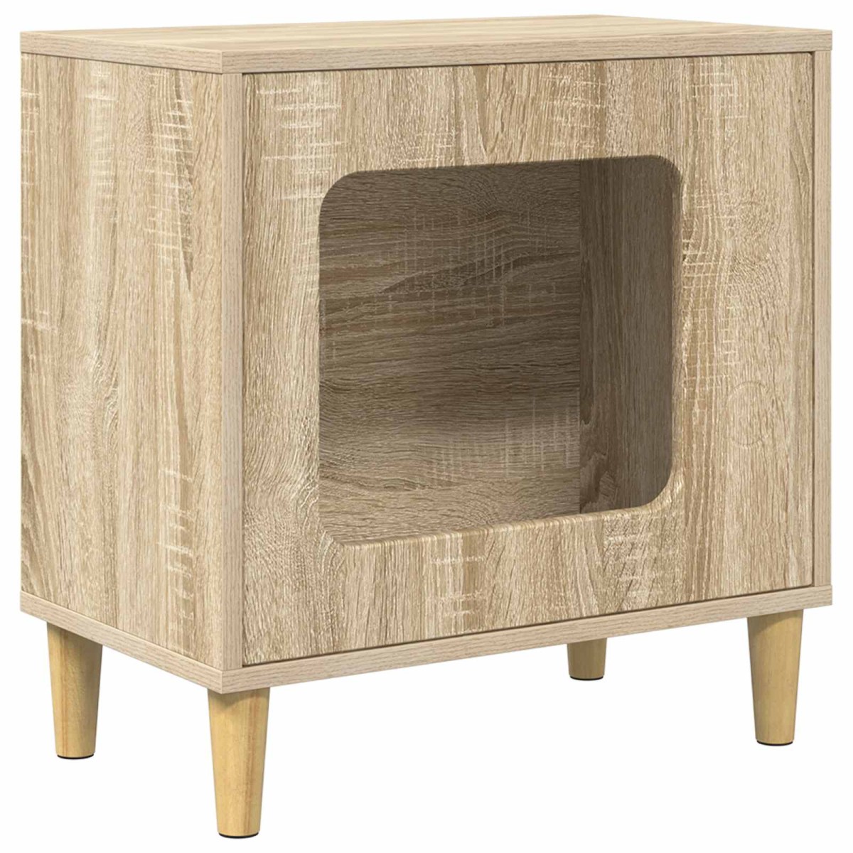 vidaXL Σπίτι Γάτας Σονόμα 51 x 30 x 52 εκ. Επεξεργασμένο Ξύλο