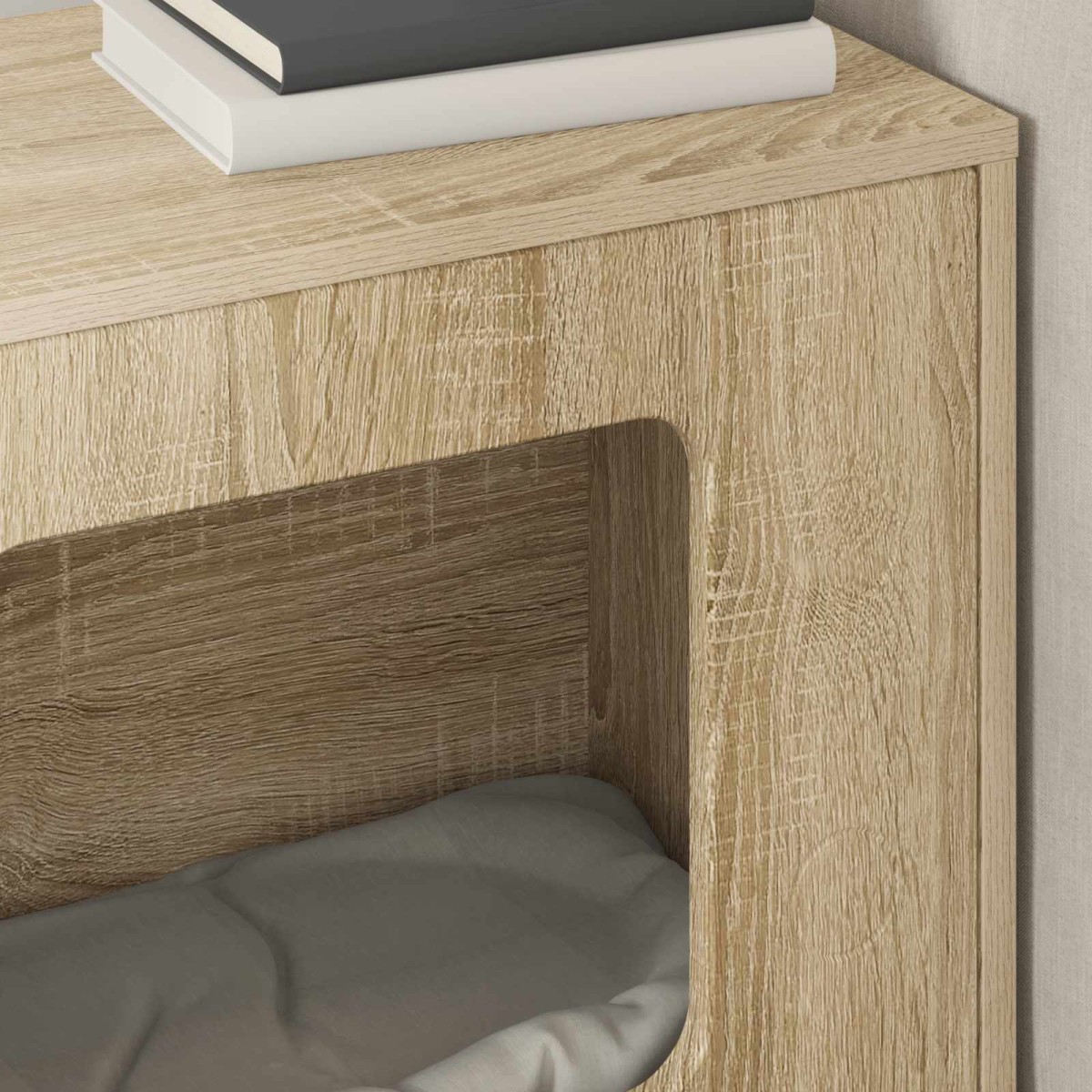 vidaXL Σπίτι Γάτας Σονόμα 51 x 30 x 52 εκ. Επεξεργασμένο Ξύλο