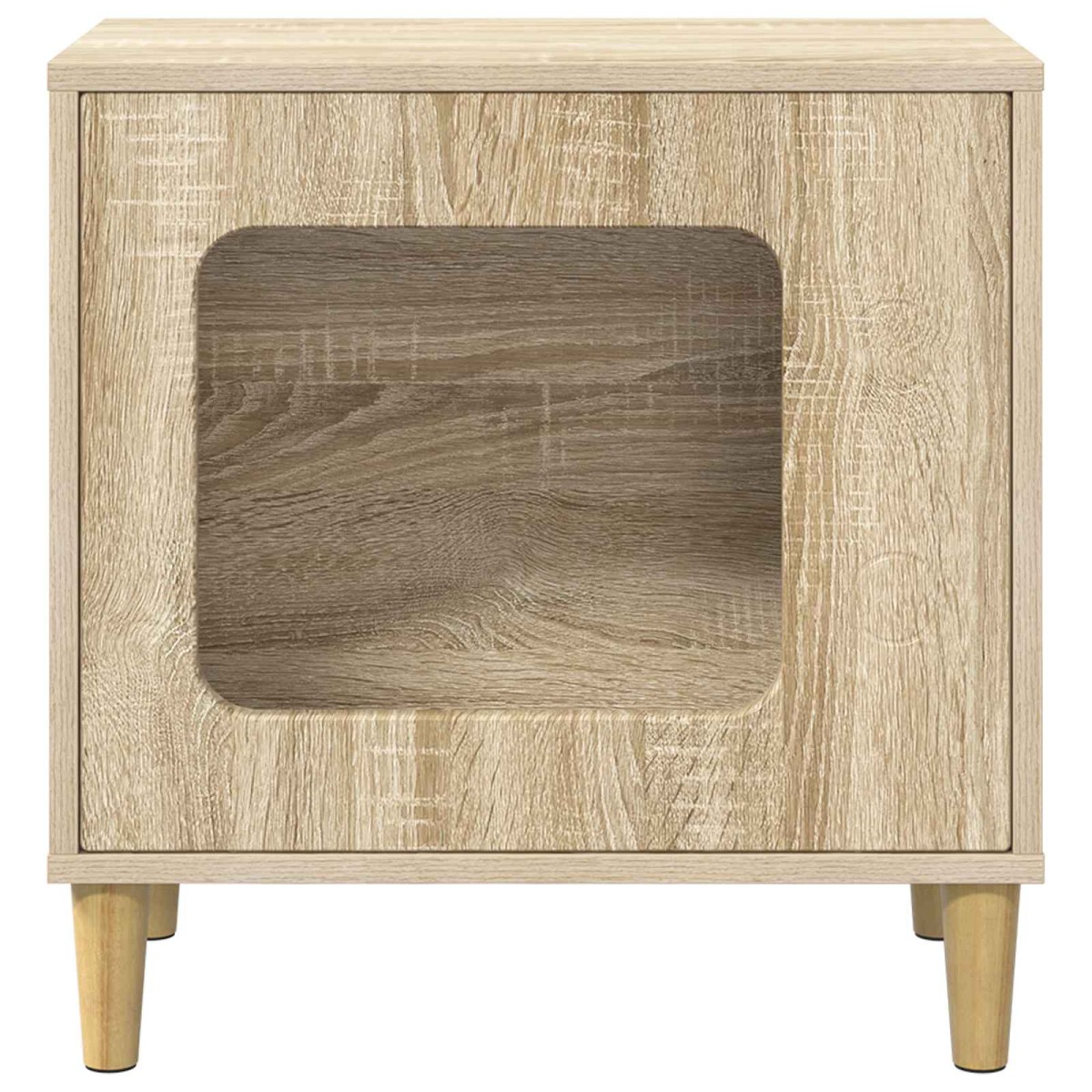 vidaXL Σπίτι Γάτας Σονόμα 51 x 30 x 52 εκ. Επεξεργασμένο Ξύλο