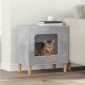 vidaXL Σπίτι Γάτας Σκυρόδεμα 51 x 30 x 52 εκ. Επεξεργασμένο Ξύλο