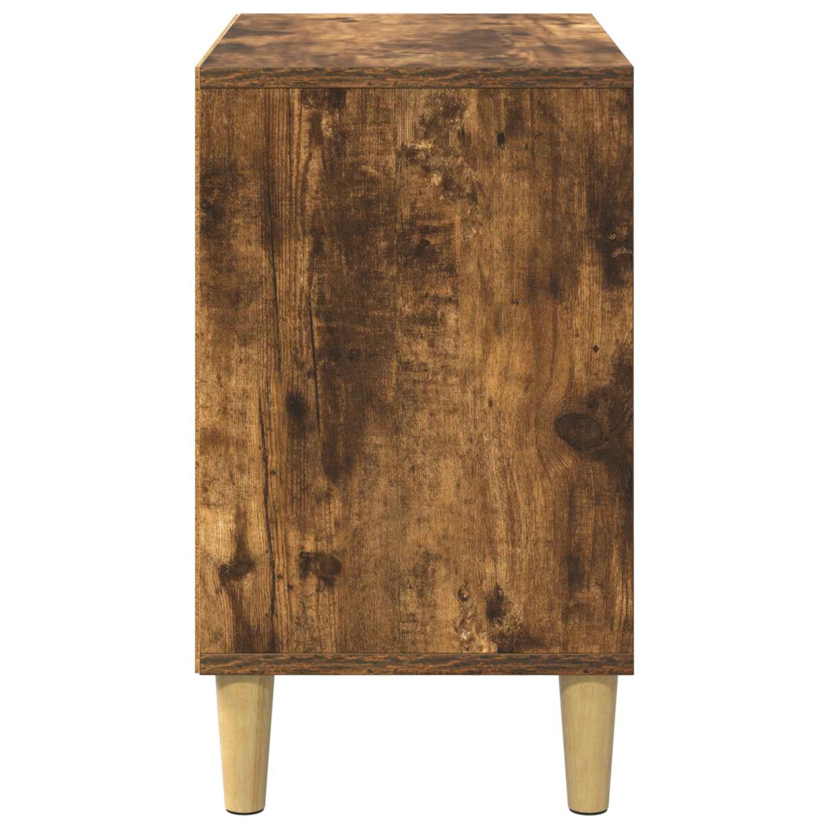 vidaXL Σπίτι Γάτας Καπνιστό Δρύς 51 x 30 x 52 εκ. Επεξεργασμένο Ξύλο