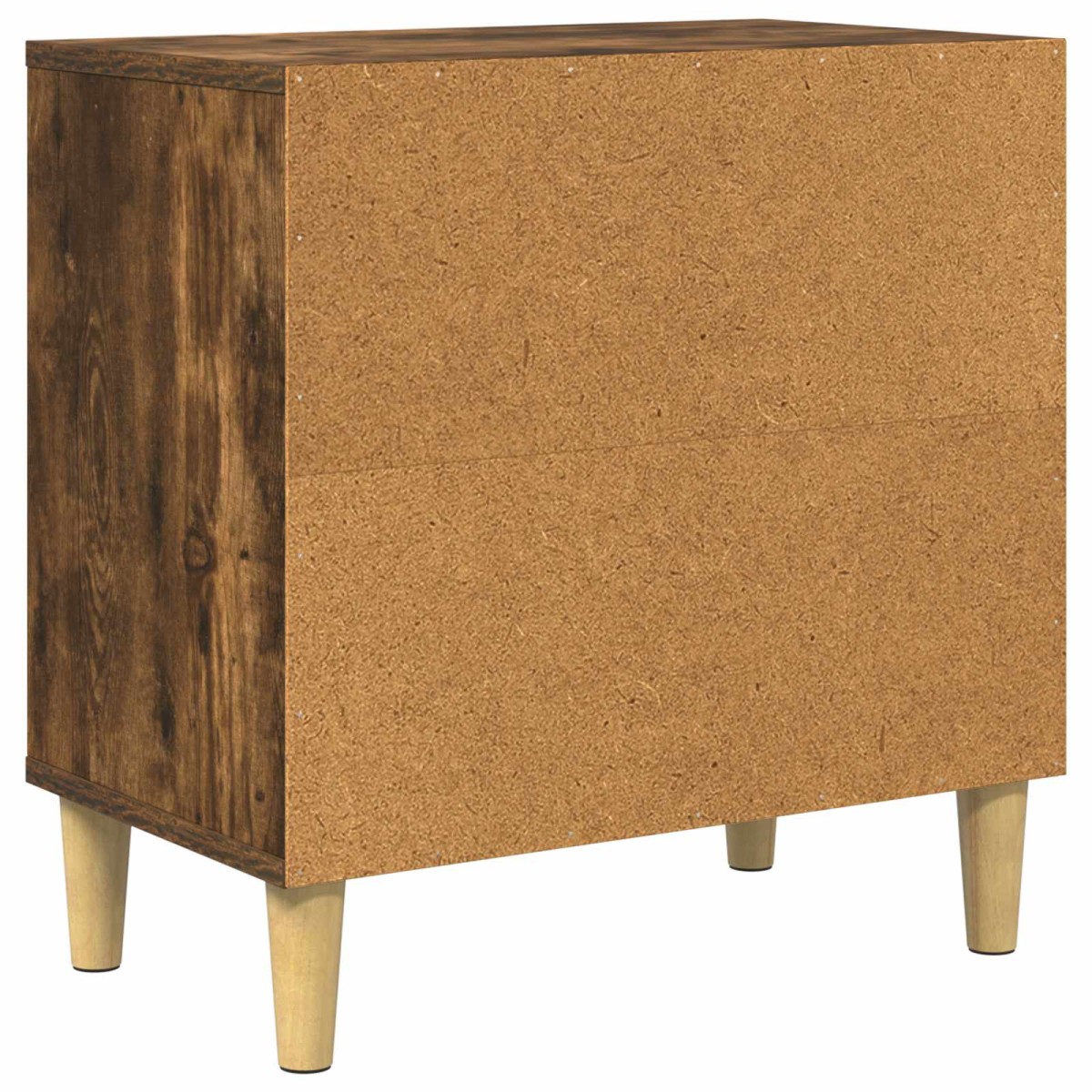 vidaXL Σπίτι Γάτας Καπνιστό Δρύς 51 x 30 x 52 εκ. Επεξεργασμένο Ξύλο