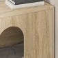 vidaXL Σπίτι Γάτας Σονόμα 51 x 30 x 52 εκ. Επεξεργασμένο Ξύλο