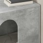 vidaXL Σπίτι Γάτας Σκυρόδεμα 51 x 30 x 52 εκ. Επεξεργασμένο Ξύλο