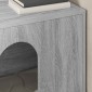 vidaXL Σπίτι Γάτας Γκρίζο Σονομα 51 x 30 x 52 εκ. Επεξεργασμένο Ξύλο