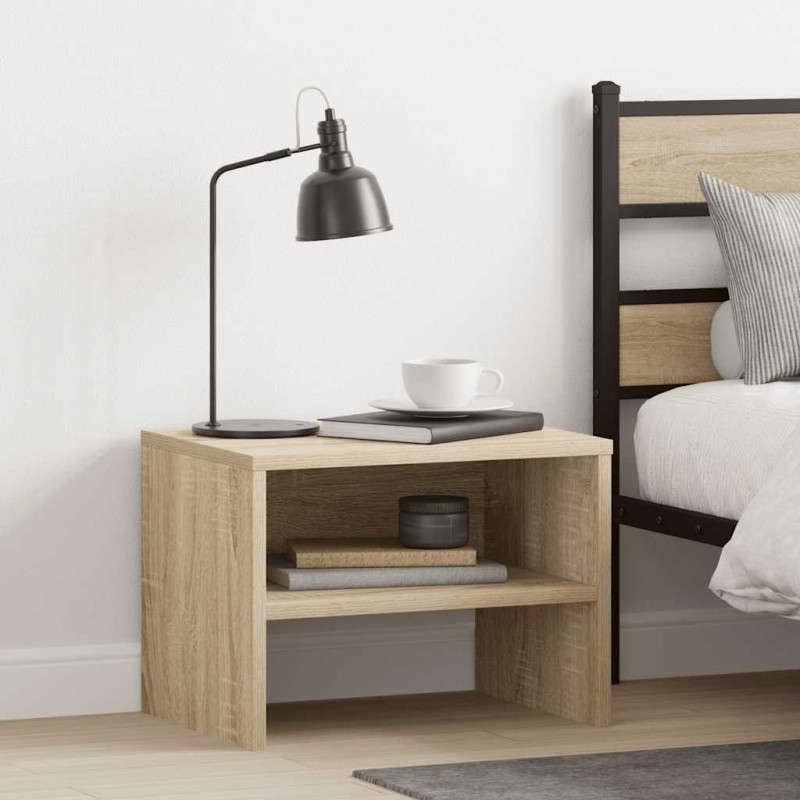 vidaXL Κομοδίνο Χρώμα Sonoma Δρυς 40 x 30 x 30 εκ. από Επεξ. Ξύλο