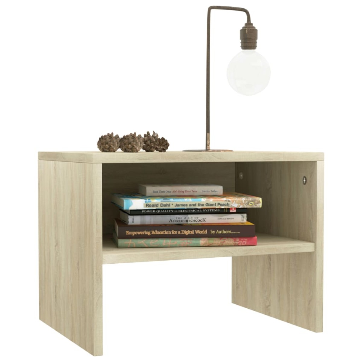 vidaXL Κομοδίνα 2 τεμ. Sonoma Δρυς 40 x 30 x 30 εκ. από Μοριοσανίδα