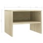 vidaXL Κομοδίνα 2 τεμ. Sonoma Δρυς 40 x 30 x 30 εκ. από Μοριοσανίδα