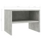 vidaXL Κομοδίνα 2 τεμ. Γκρι Σκυροδέματος 40x30x30 εκ. από Μοριοσανίδα