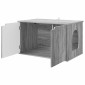 vidaXL Σπίτι Γάτας Γκρίζο Σονομα 85 x 55 x 50,5 εκ Επεξεργασμένο Ξύλο