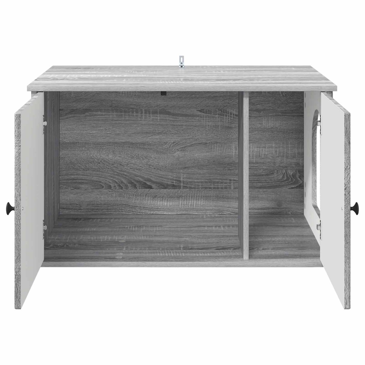 vidaXL Σπίτι Γάτας Γκρίζο Σονομα 85 x 55 x 50,5 εκ Επεξεργασμένο Ξύλο