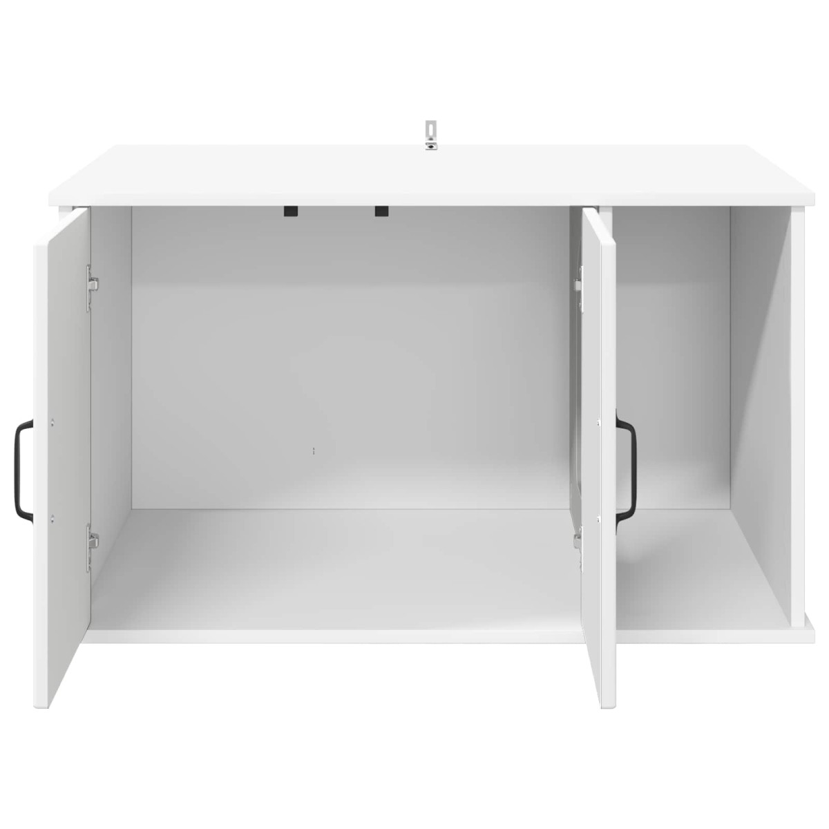 vidaXL Σπίτι Γάτας Λευκό 85 x 55 x 50,5 εκ. Επεξεργασμένο Ξύλο