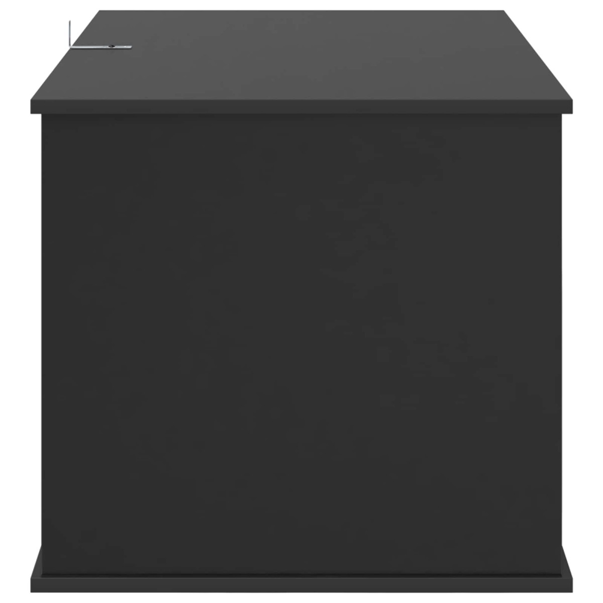 vidaXL Σπίτι Γάτας Μαύρο 85 x 55 x 50,5 εκ. Επεξεργασμένο Ξύλο