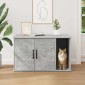 vidaXL Σπίτι Γάτας Σκυρόδεμα 85 x 55 x 50,5 εκ. Επεξεργασμένο Ξύλο