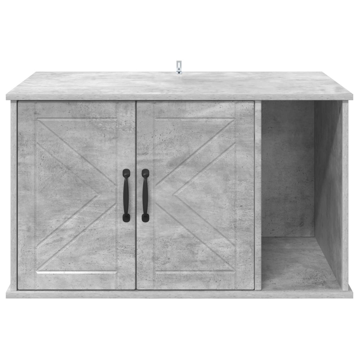 vidaXL Σπίτι Γάτας Σκυρόδεμα 85 x 55 x 50,5 εκ. Επεξεργασμένο Ξύλο