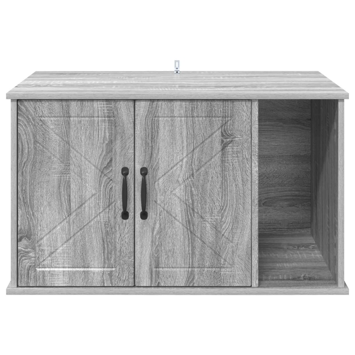 vidaXL Σπίτι Γάτας Γκρίζο Σονομα 85 x 55 x 50,5 εκ. Επεξεργασμένο Ξύλο