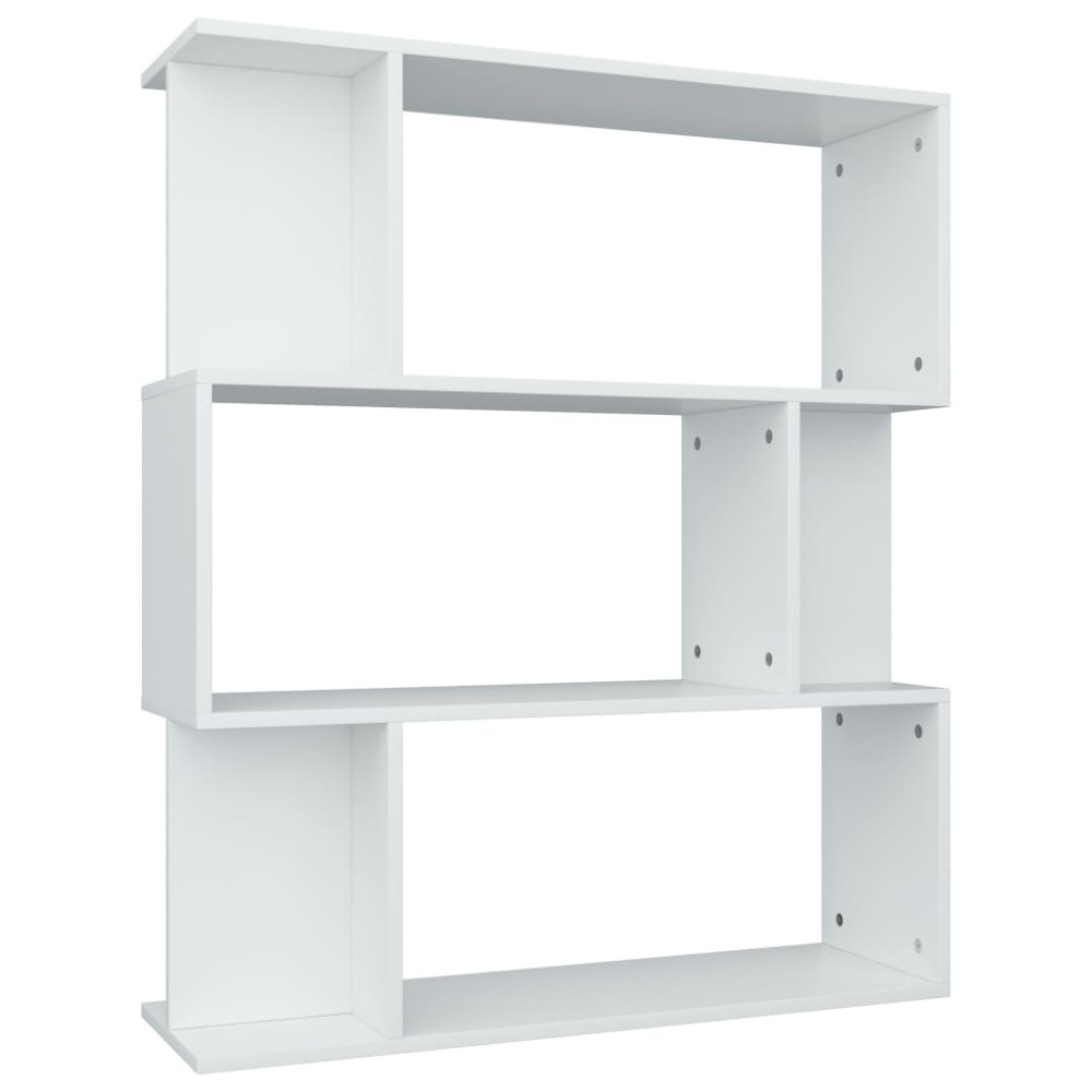 vidaXL Βιβλιοθήκη/Διαχωριστικό Χώρου Λευκό 80x24x96 εκ. Επεξ. Ξύλο