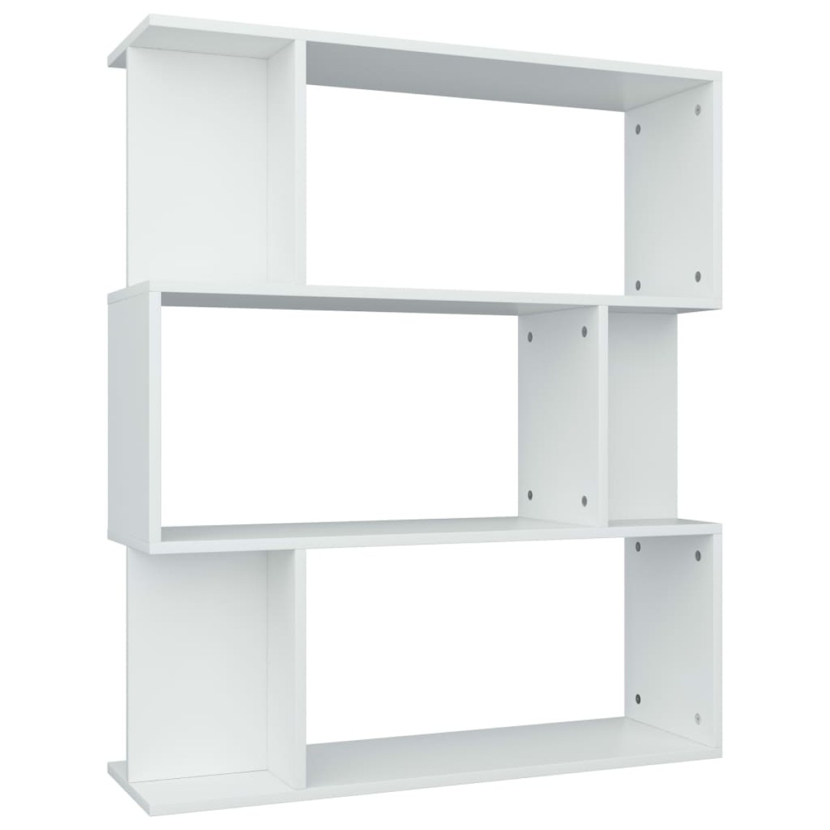 vidaXL Βιβλιοθήκη/Διαχωριστικό Χώρου Λευκό 80x24x96 εκ. Μοριοσανίδα
