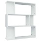 vidaXL Βιβλιοθήκη/Διαχωριστικό Χώρου Λευκό 80x24x96 εκ. Μοριοσανίδα